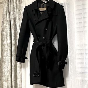 Burberry Brit Women’s Black Belted Trench Coat